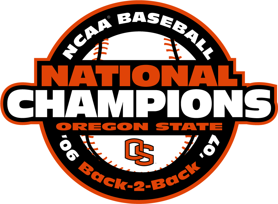 Oregon State Beavers 2007 Champion Logo diy iron on heat transfer